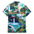 Wailua Falls Hawaii Family Matching Tank Maxi Dress and Hawaiian Shirt Kauai Natural Beauty
