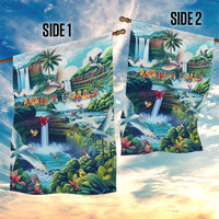 Wailua Falls Hawaii Garden Flag Kauai Natural Beauty DT02 - Polynesian Pride