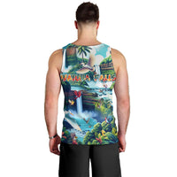 Wailua Falls Hawaii Men Tank Top Kauai Natural Beauty DT02 - Polynesian Pride