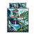 Wailua Falls Hawaii Quilt Bed Set Kauai Natural Beauty