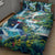 Wailua Falls Hawaii Quilt Bed Set Kauai Natural Beauty