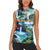 Wailua Falls Hawaii Women Sleeveless Polo Shirt Kauai Natural Beauty