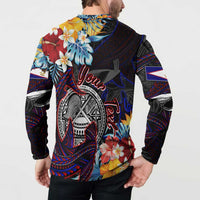 Personalized Amelika Samoa Sharks Polynesia Button Sweatshirt American Samoa