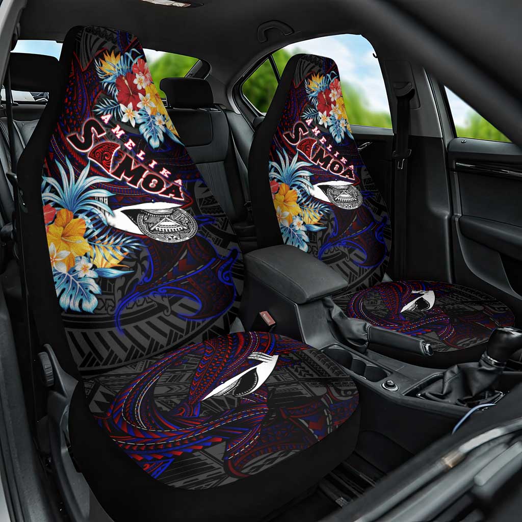 Amelika Samoa Sharks Polynesia Car Seat Cover American Samoa