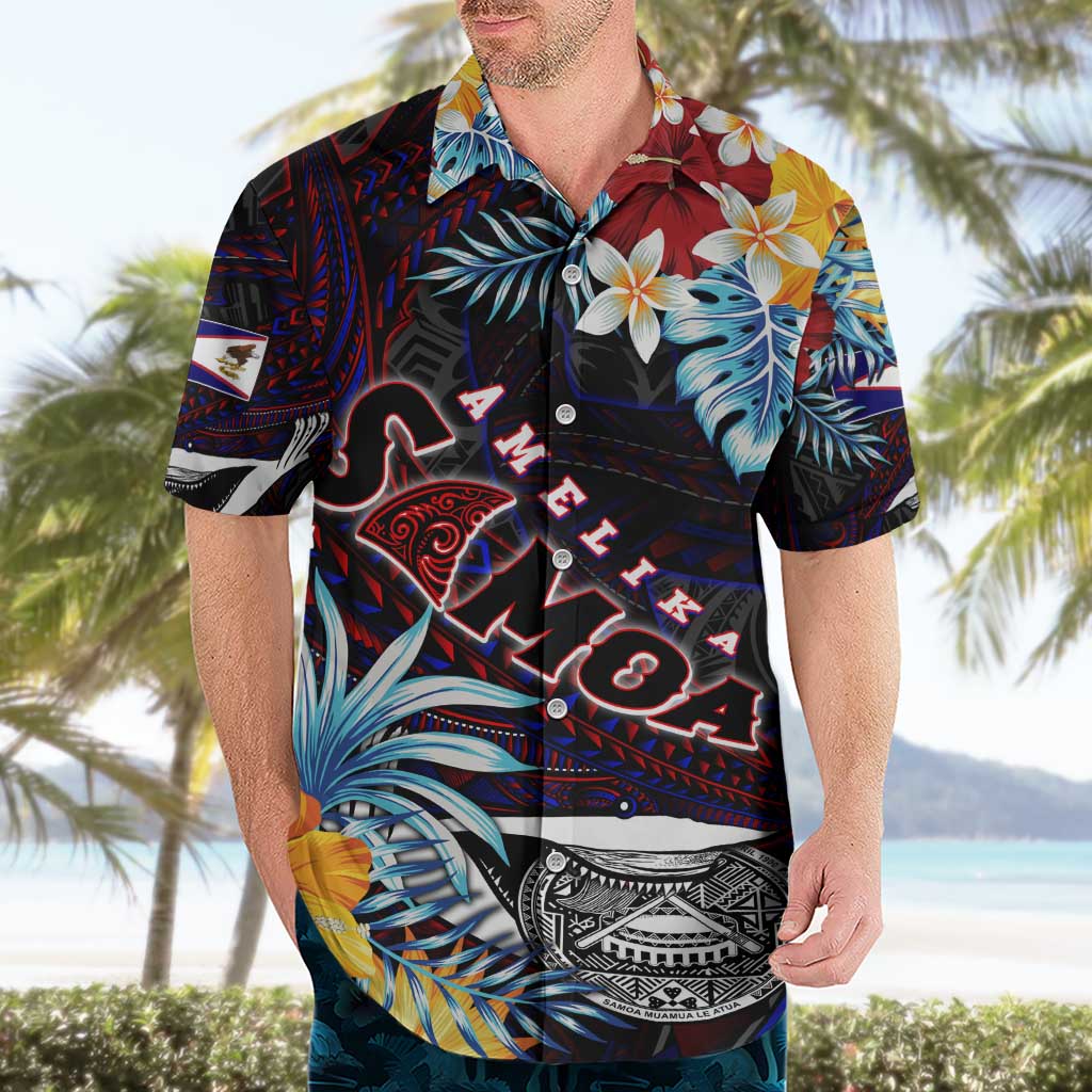Personalized Amelika Samoa Sharks Polynesia Hawaiian Shirt American Samoa