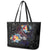 Amelika Samoa Sharks Polynesia Leather Tote Bag American Samoa