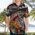 Personalized American Samoa Warrior Hawaiian Shirt Shark Turtle Polynesian Tattoo