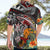 Personalized American Samoa Warrior Hawaiian Shirt Shark Turtle Polynesian Tattoo