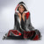 American Samoa Warrior Hooded Blanket Shark Turtle Polynesian Tattoo