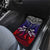 Personalized American Samoa Flag Car Mats Eagles Polynesian Art