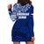 Sharks And American Samoa Hoodie Dress Simple Polynesian Blue