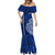 Sharks And American Samoa Mermaid Dress Simple Polynesian Blue