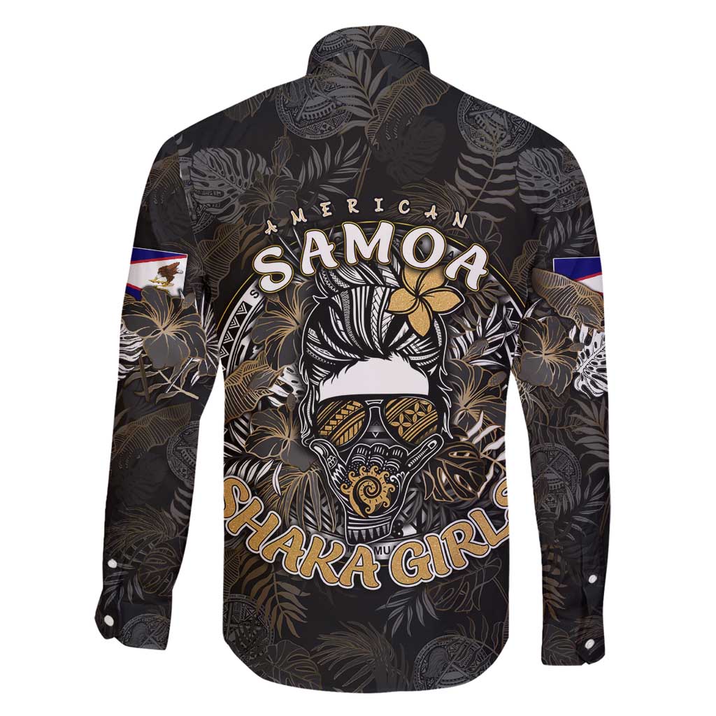 Personalized Shaka Girls America Samoa Family Matching Tank Maxi Dress and Hawaiian Shirt Tropical Flowers Vintage