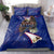 American Samoa Bedding Set Brave Eagle Flag Color