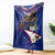 American Samoa Blanket Brave Eagle Flag Color