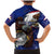 American Samoa Family Matching Mermaid Dress and Hawaiian Shirt Brave Eagle Flag Color