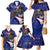 American Samoa Family Matching Mermaid Dress and Hawaiian Shirt Brave Eagle Flag Color