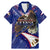 American Samoa Family Matching Mermaid Dress and Hawaiian Shirt Brave Eagle Flag Color