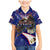 American Samoa Family Matching Mermaid Dress and Hawaiian Shirt Brave Eagle Flag Color