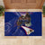 American Samoa Rubber Doormat Brave Eagle Flag Color