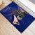 American Samoa Rubber Doormat Brave Eagle Flag Color