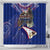 American Samoa Shower Curtain Brave Eagle Flag Color