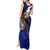 American Samoa Tank Maxi Dress Brave Eagle Flag Color