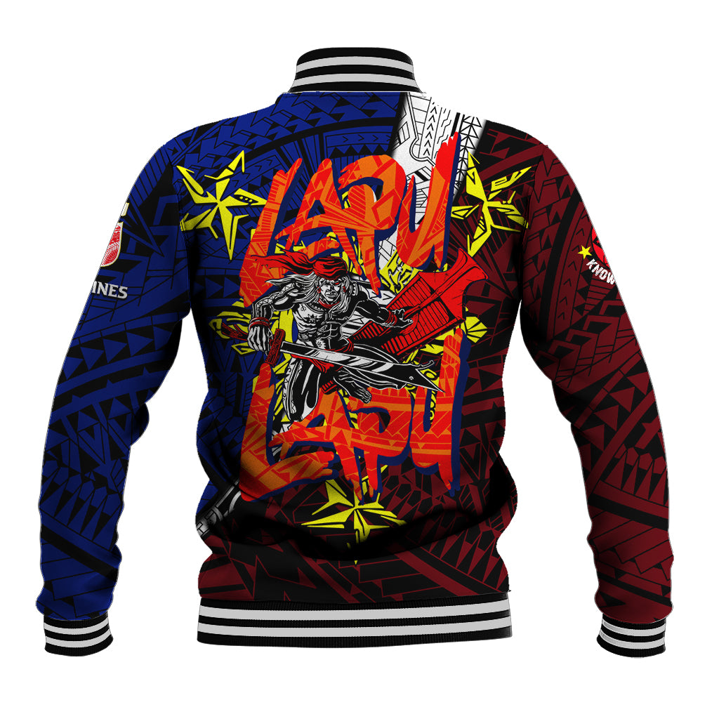 Philippines Lapu Lapu Baseball Jacket Chief Filipino Tattoo DT02 - Polynesian Pride