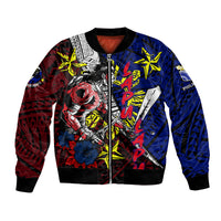 Philippines Lapu Lapu Bomber Jacket Chief Filipino Tattoo DT02 Unisex Art - Polynesian Pride