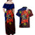 Philippines Lapu Lapu Couples Matching Off Shoulder Maxi Dress and Hawaiian Shirt Chief Filipino Tattoo DT02 - Polynesian Pride