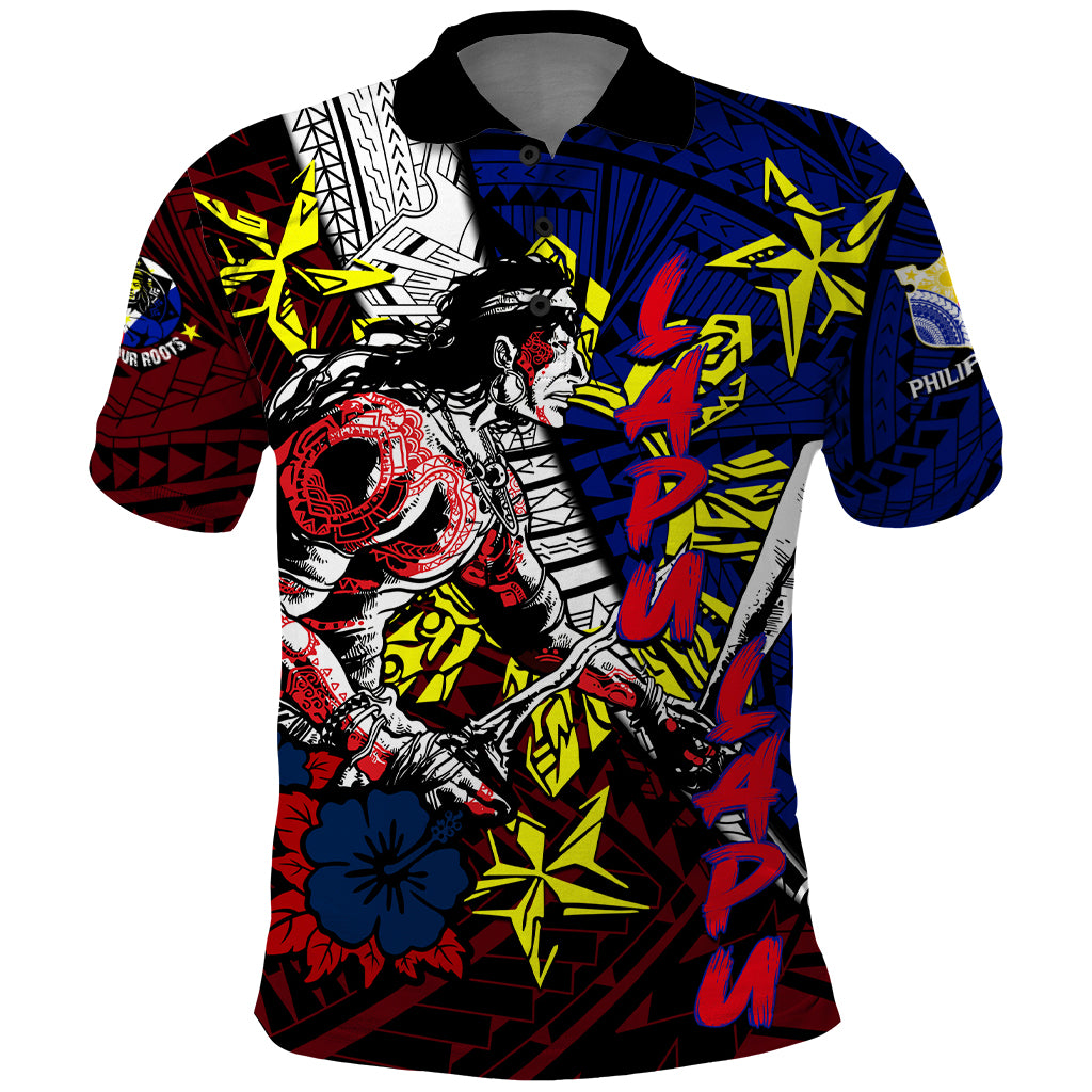 Philippines Lapu Lapu Polo Shirt Chief Filipino Tattoo DT02 Art - Polynesian Pride