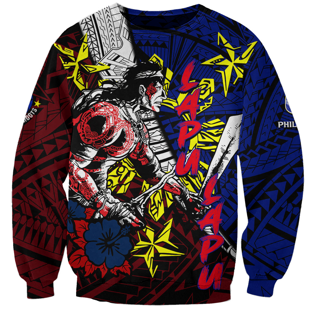 Philippines Lapu Lapu Sweatshirt Chief Filipino Tattoo DT02 Unisex Art - Polynesian Pride
