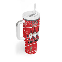 Chillin With My Gnomies Tumbler With Handle Merry Christmas DT03 - Polynesian Pride