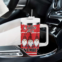 Chillin With My Gnomies Tumbler With Handle Merry Christmas DT03 - Polynesian Pride
