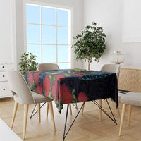 New Zealand Tui Bird Tablecloth Maori Koru Mix Pohutukawa DT04 - Polynesian Pride