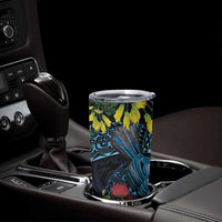 New Zealand Tui Bird Tumbler Cup Maori Koru Mix Pohutukawa