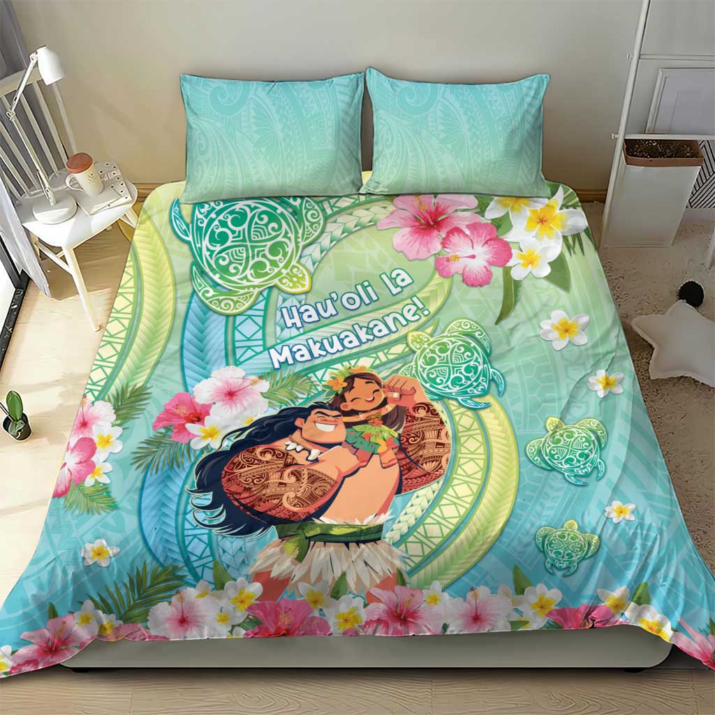 Hawaii Father's Day Bedding Set Happy Father And Child DT04 - Polynesian Pride