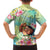 Personalised Hawaii Father's Day Family Matching Off Shoulder Maxi Dress and Hawaiian Shirt Happy Father And Child