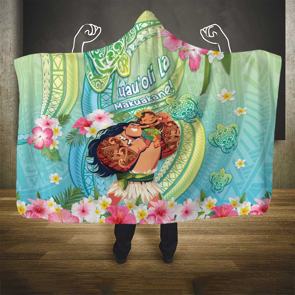 Hawaii Father's Day Hooded Blanket Happy Father And Child DT04 - Polynesian Pride