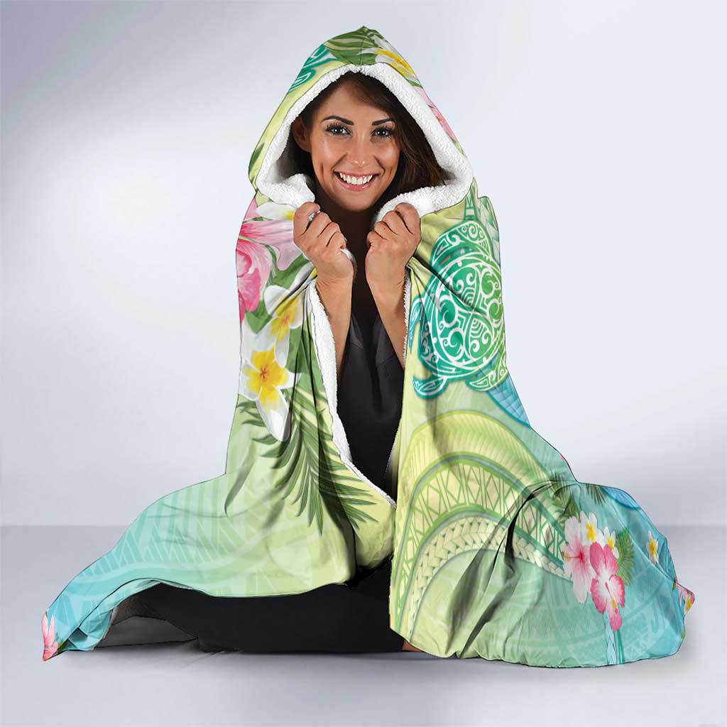 Hawaii Father's Day Hooded Blanket Happy Father And Child DT04 - Polynesian Pride