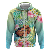 Personalised Hawaii Father's Day Hoodie Happy Father And Child