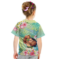 Personalised Hawaii Father's Day Kid T Shirt Happy Father And Child