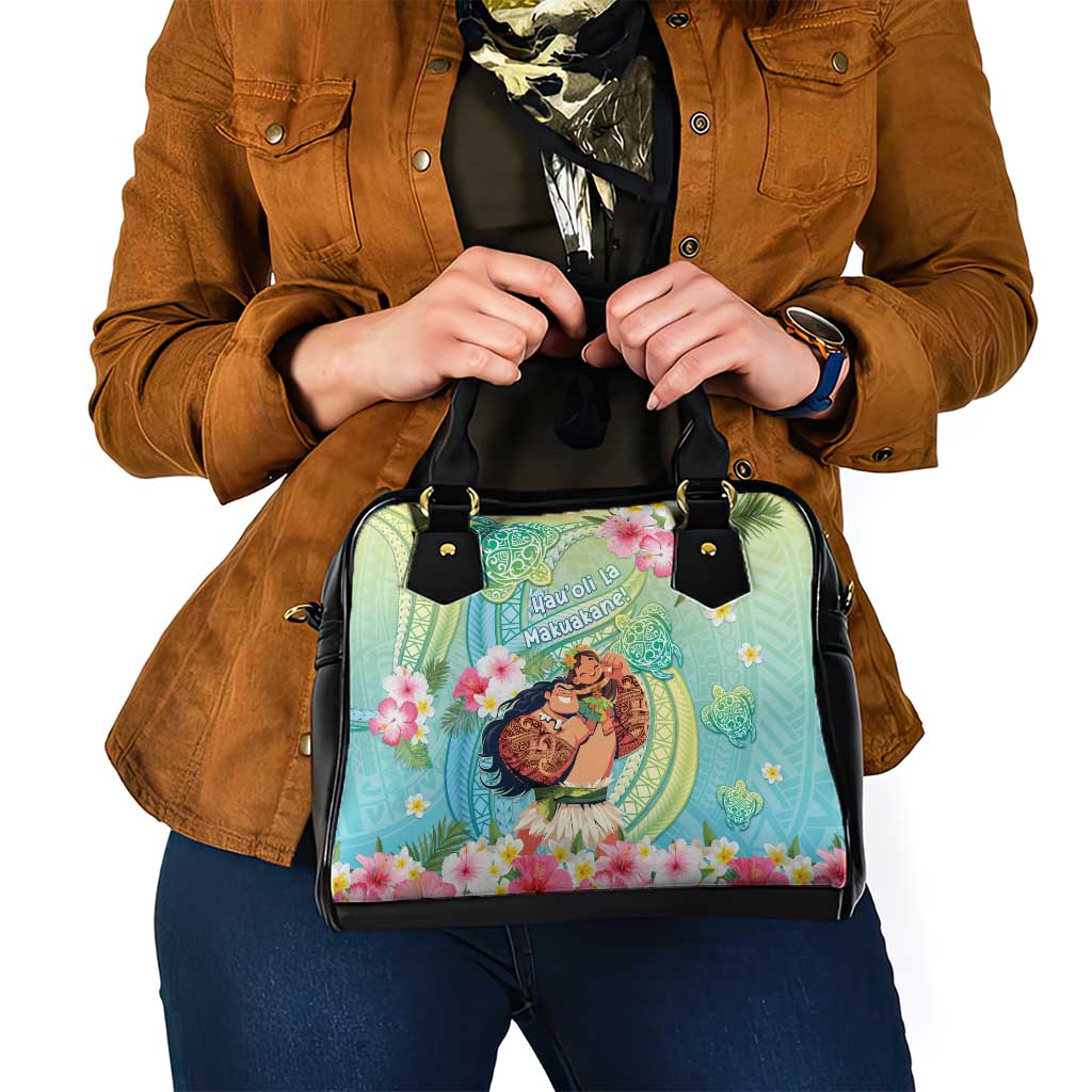 Hawaii Father's Day Shoulder Handbag Happy Father And Child