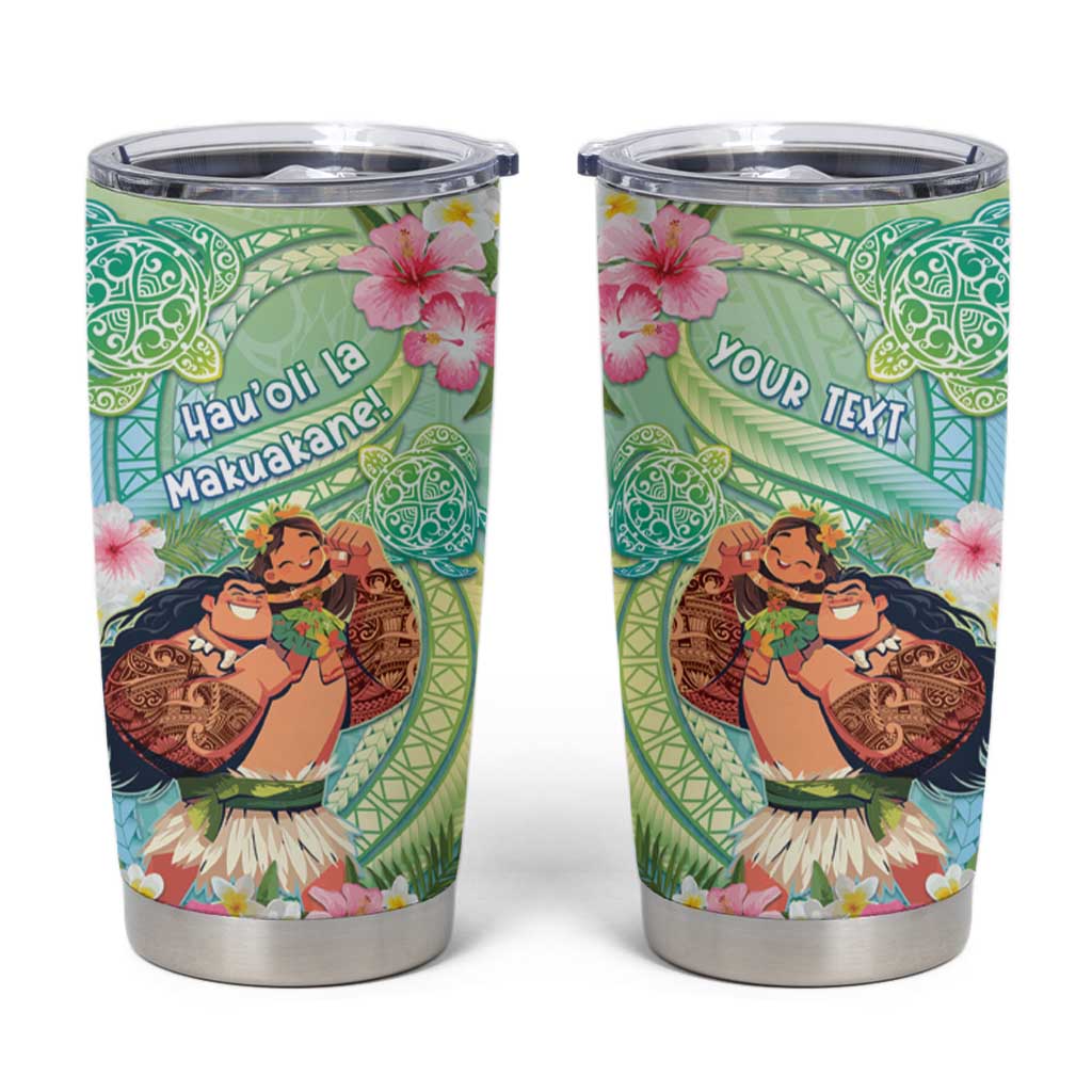 Personalised Hawaii Father's Day Tumbler Cup Happy Father And Child