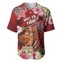 Personalised New Zealand Father's Day Baseball Jersey Happy Father And Child