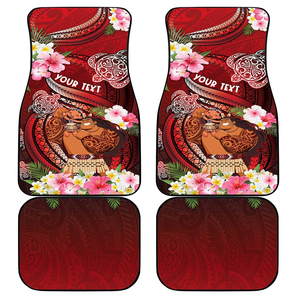 New Zealand Father's Day Car Mats Happy Father And Child DT04 - Polynesian Pride