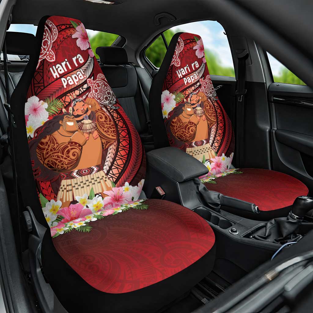 New Zealand Father's Day Car Seat Cover Happy Father And Child