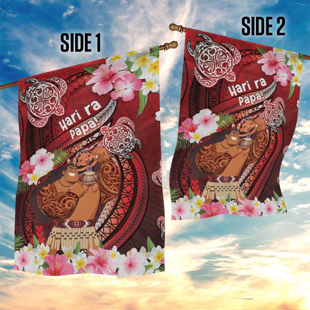 New Zealand Father's Day Garden Flag Happy Father And Child DT04 - Polynesian Pride
