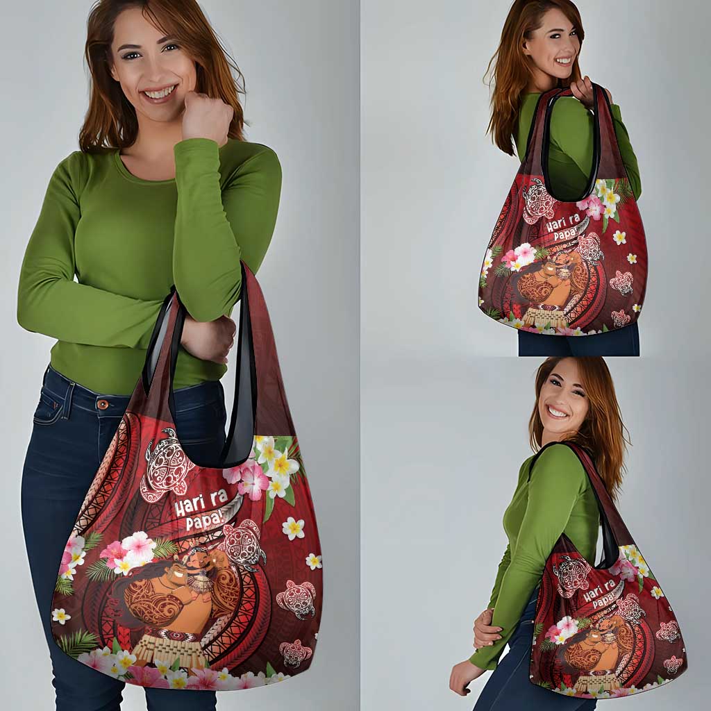 New Zealand Father's Day Grocery Bag Happy Father And Child