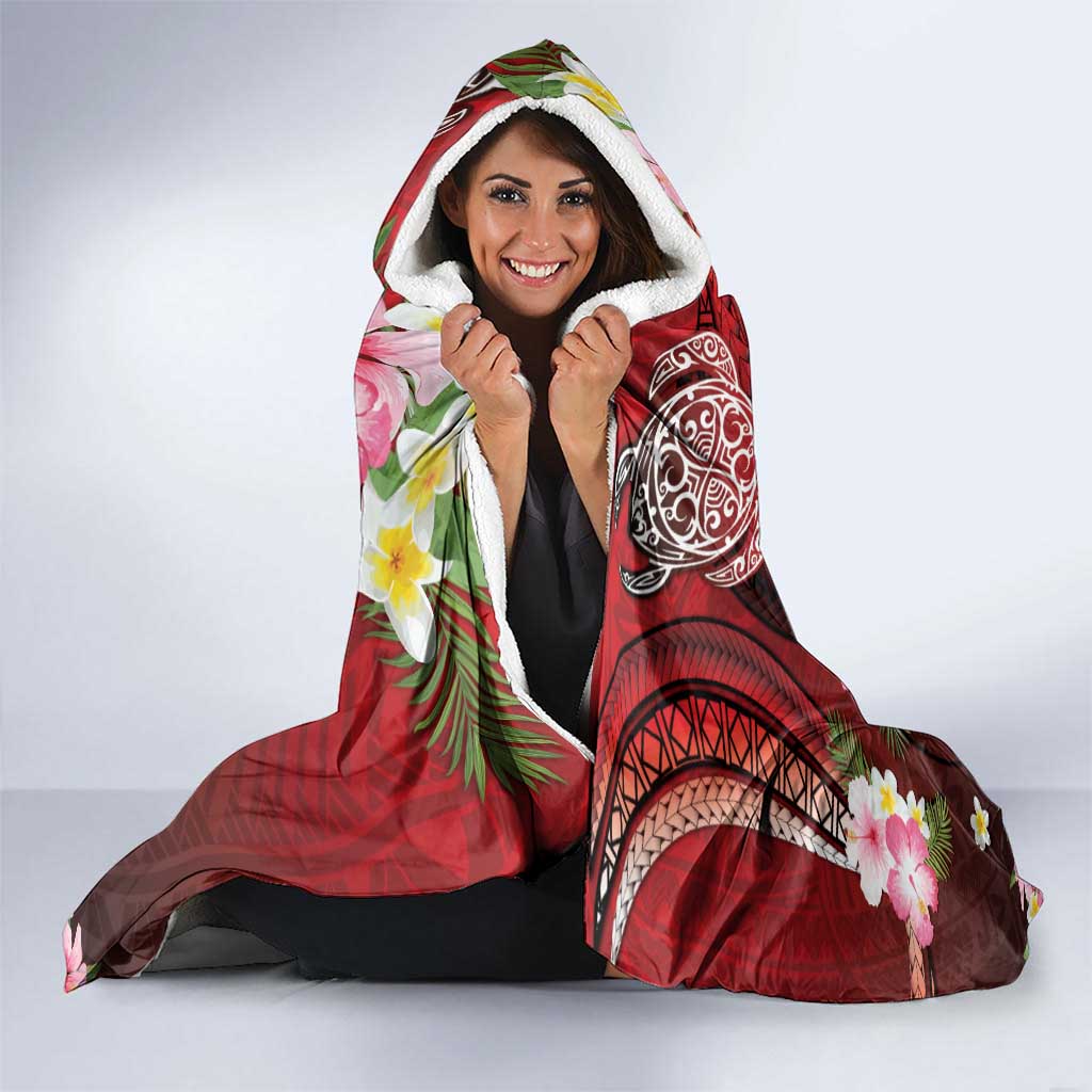 New Zealand Father's Day Hooded Blanket Happy Father And Child DT04 - Polynesian Pride